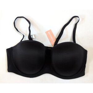 ThirdLove Bra‎ Womens 42C 24/7 Classic Strapless Black Underwire - New